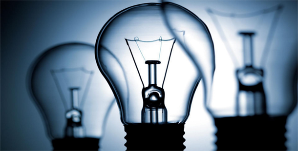 A close-up of a light bulb invention