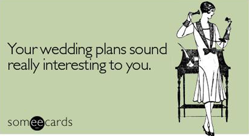 wedding plans