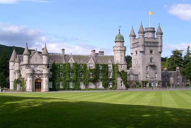 Balmoral Castle from the lawn