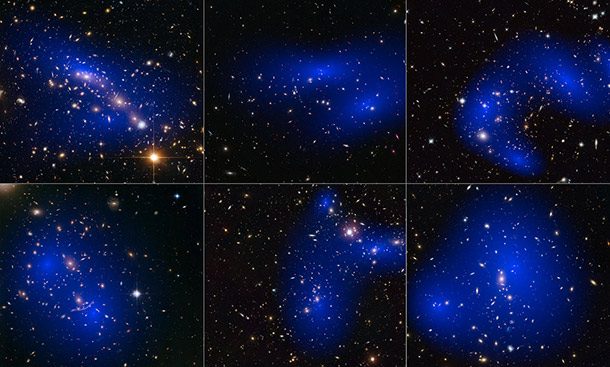 collage of dark matter