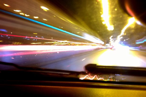 speed of light in car
