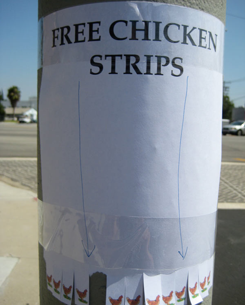 Free chicken strips