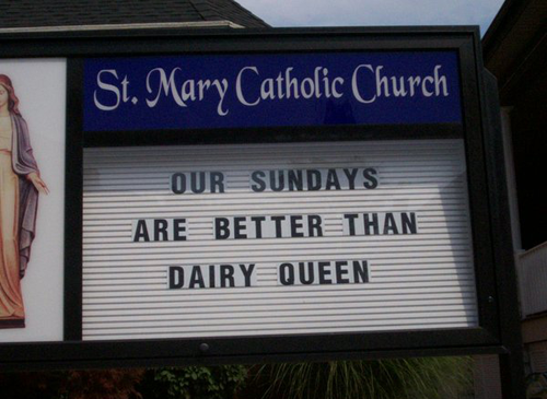 Our Sundays are better than Dairy Queen