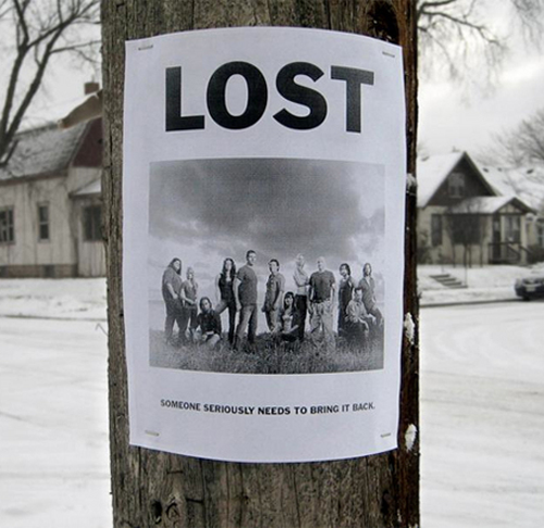 Lost: someone needs to bring it back