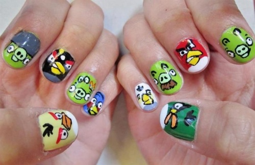 Angry birds nails