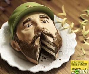 Fidel castro cake