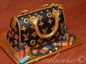 Louis vuitton handbag cake