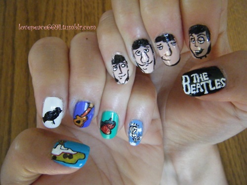 The Beatles nails