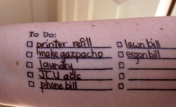 list tattoo