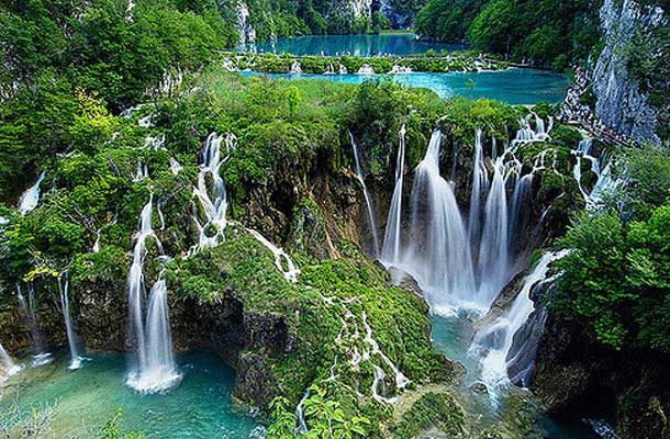 Plitvice Lakes, Croatia waterfalls