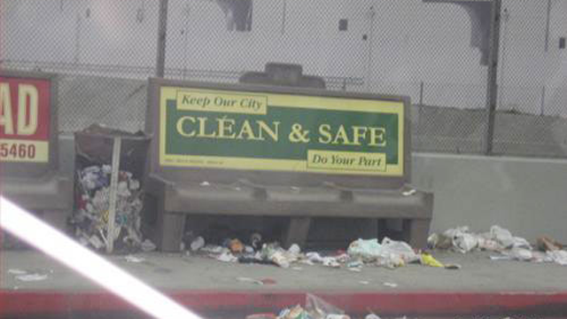 Clean and safe bench ad