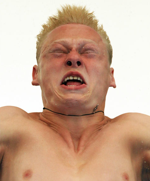 Ilya Zakharov funny olympic diving face