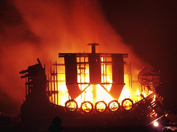 viking bonfire