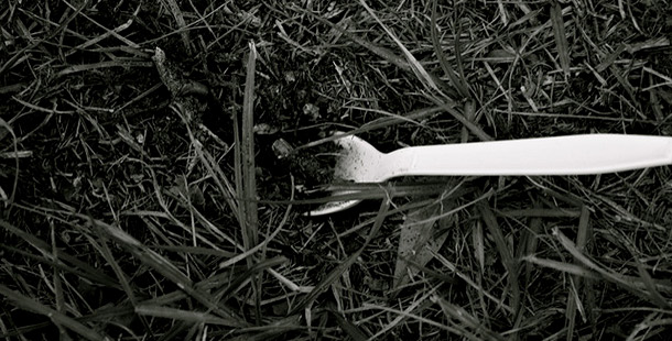A tool in the grass