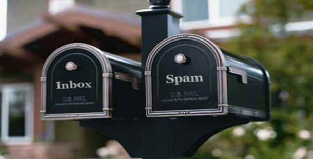A close-up of a mailbox
