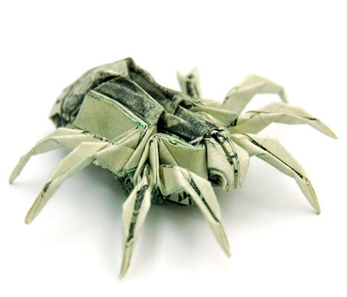 spider money origami