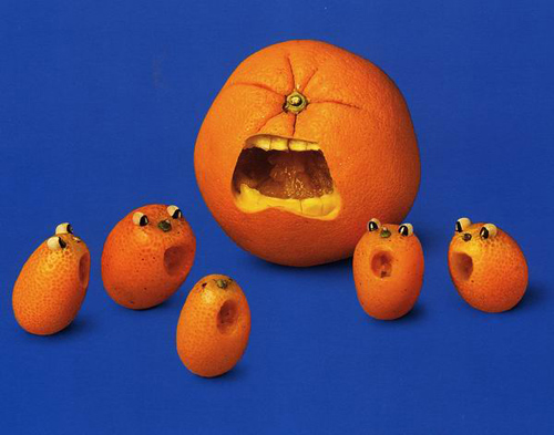 Screaming oranges