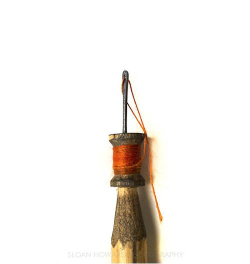 miniature pencil tip sculpture