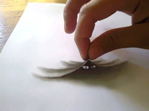 Hiding Realistic 3D Drawing