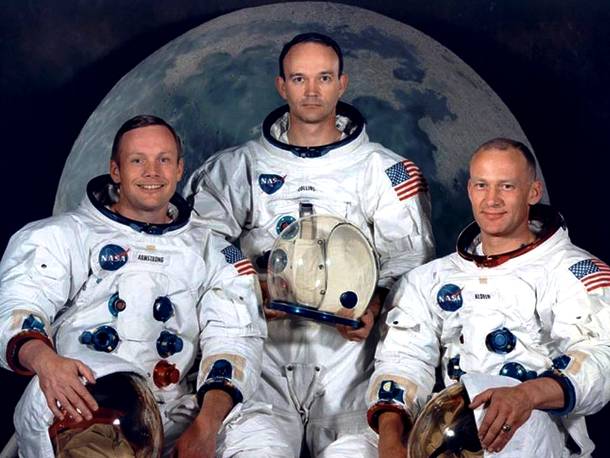The First Landing on the Moon (Neil Armstrong, Michael Collins, and Edwin Aldrin)