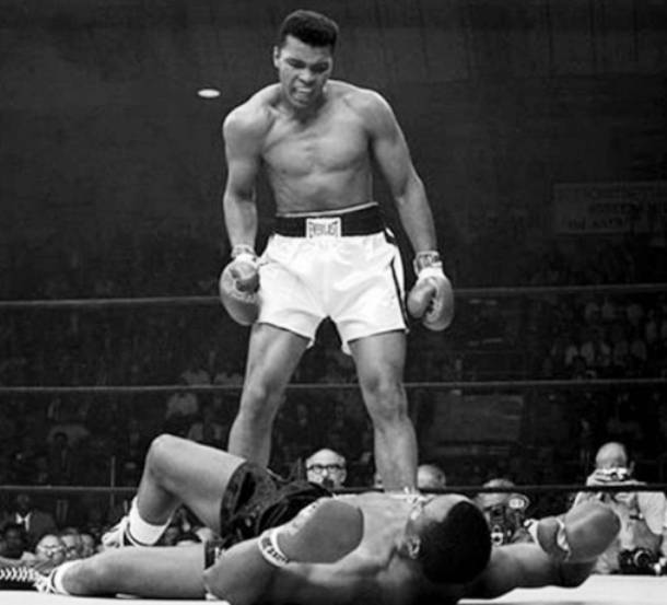 Cassius Clay Defeats Sonny Liston for Heavyweight Championship 1964