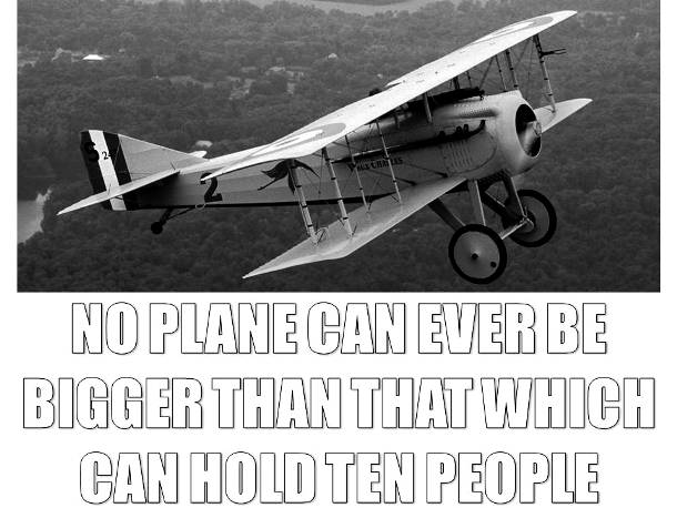 Passenger Plane Not Possible