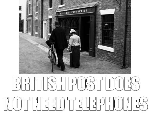 The British Post and the Telephone