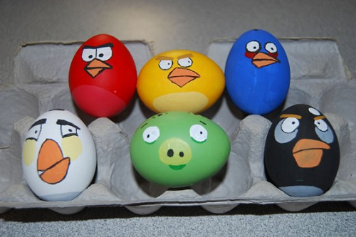 angry birds easter egg