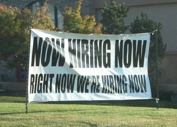 hiring now
