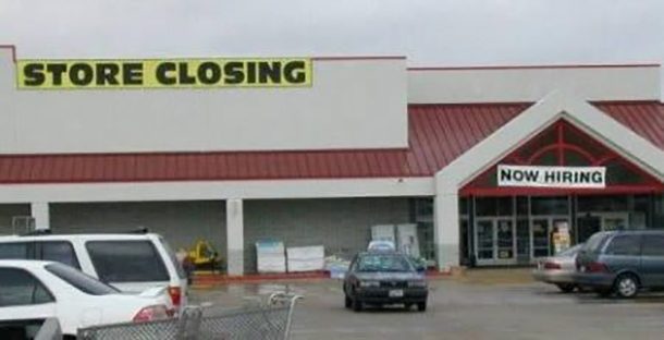 store closing hiring