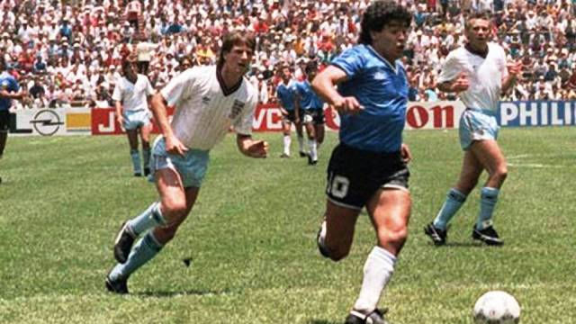 Controversial Goal by Diego Maradona