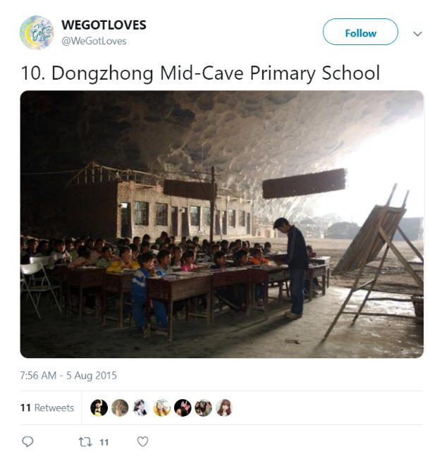 cave school