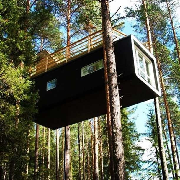 rectangular treehouse