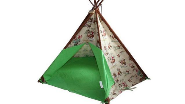 Play Tent Made out of Old Canvas