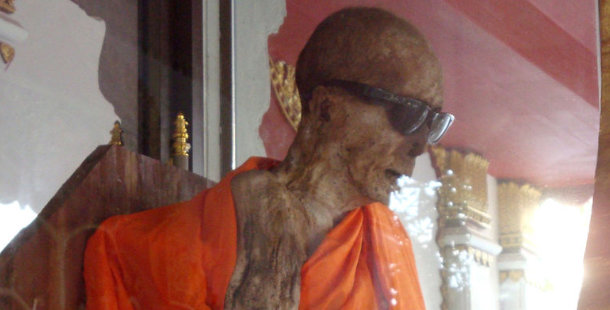 mummified monk