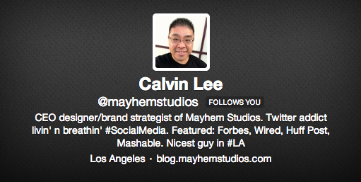 Calvin Lee on Twitter