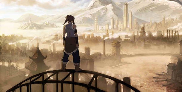 The Republic City in The Legend of Korra looks pretty much like the 1920s Shanghai or San Francisco.
