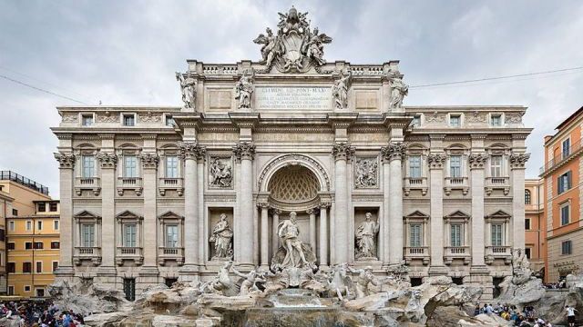 Nicola Salvi. Trevi Fountain. Rome, Italy. 1732-1762