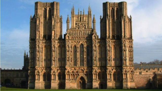 Wells Cathedral. Wells, Somerset, England. 1176