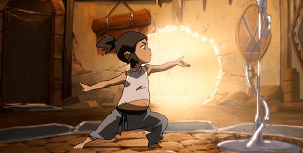 When Korra was still a little kid, she met with Sokka on different occasions.
