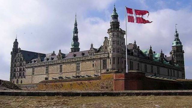 Danish king Frederik II. Kronborg Castle. Helsingor, Denmark. 1574-1585