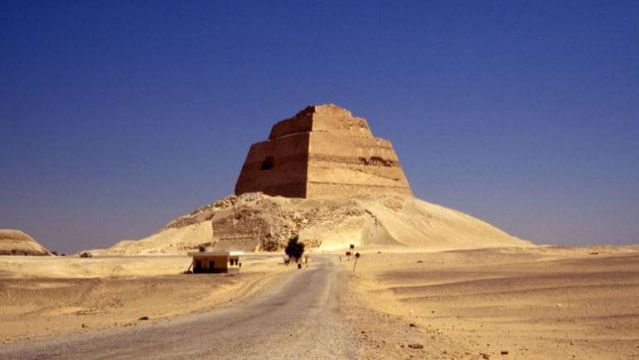 Pyramid of Meidum. Meidum, Egypt. c. 2613 to 2498 B.C.