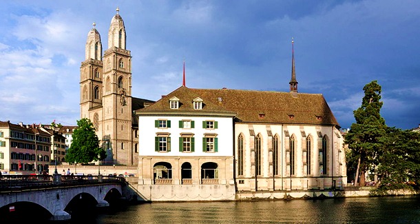 Grossmunster. Zurich, Switzerland. 1100-1120