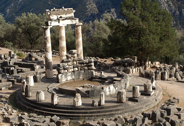 The Tholos of Athena. Delphi, Greece. 400 B.C.