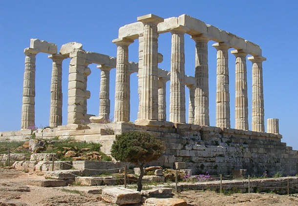 The Temple of Poseidon. Sounion, Greece. 444 B.C. – 440 B.C.