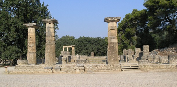 Temple of Hera. Olympia, Greece. 590 B.C.