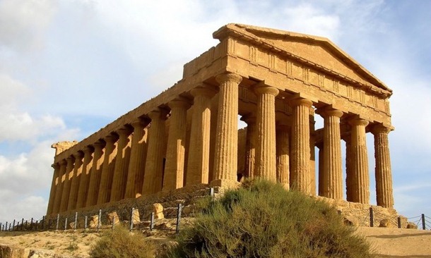 The Temple of Concord. Agrigento, Sicily. 430 B.C.