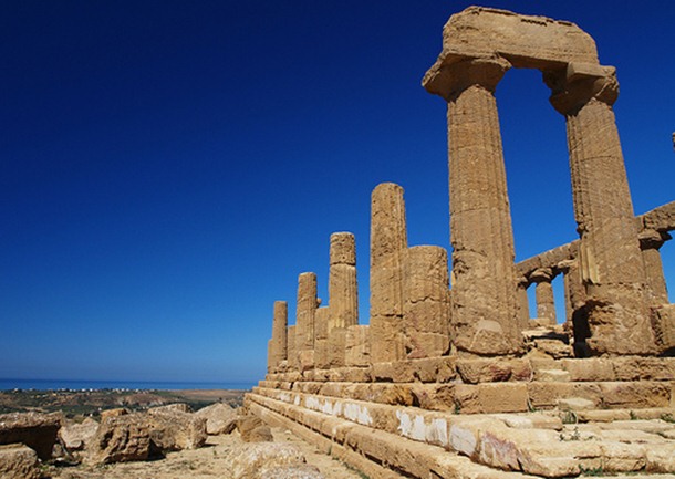 The Temple of Hera Lacinia. Agrigento, Sicily. 460 B.C.