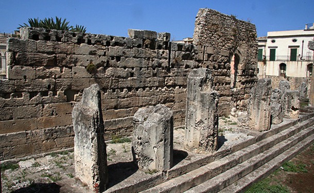 The Temple of Apollo. Siracusa, Sicily. 565 B.C.