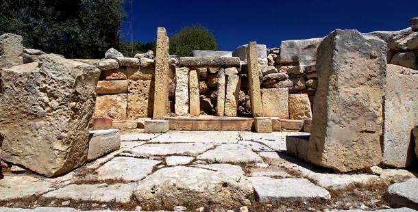 Temple at Tarxien in Malta, 3100 BC